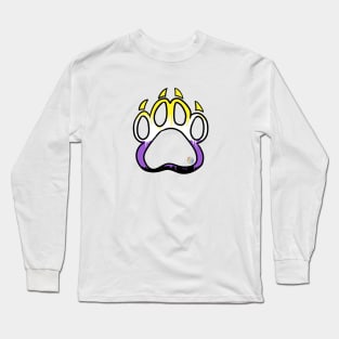 Non-Binary Pride Melt 2021 - Materia Merch Long Sleeve T-Shirt